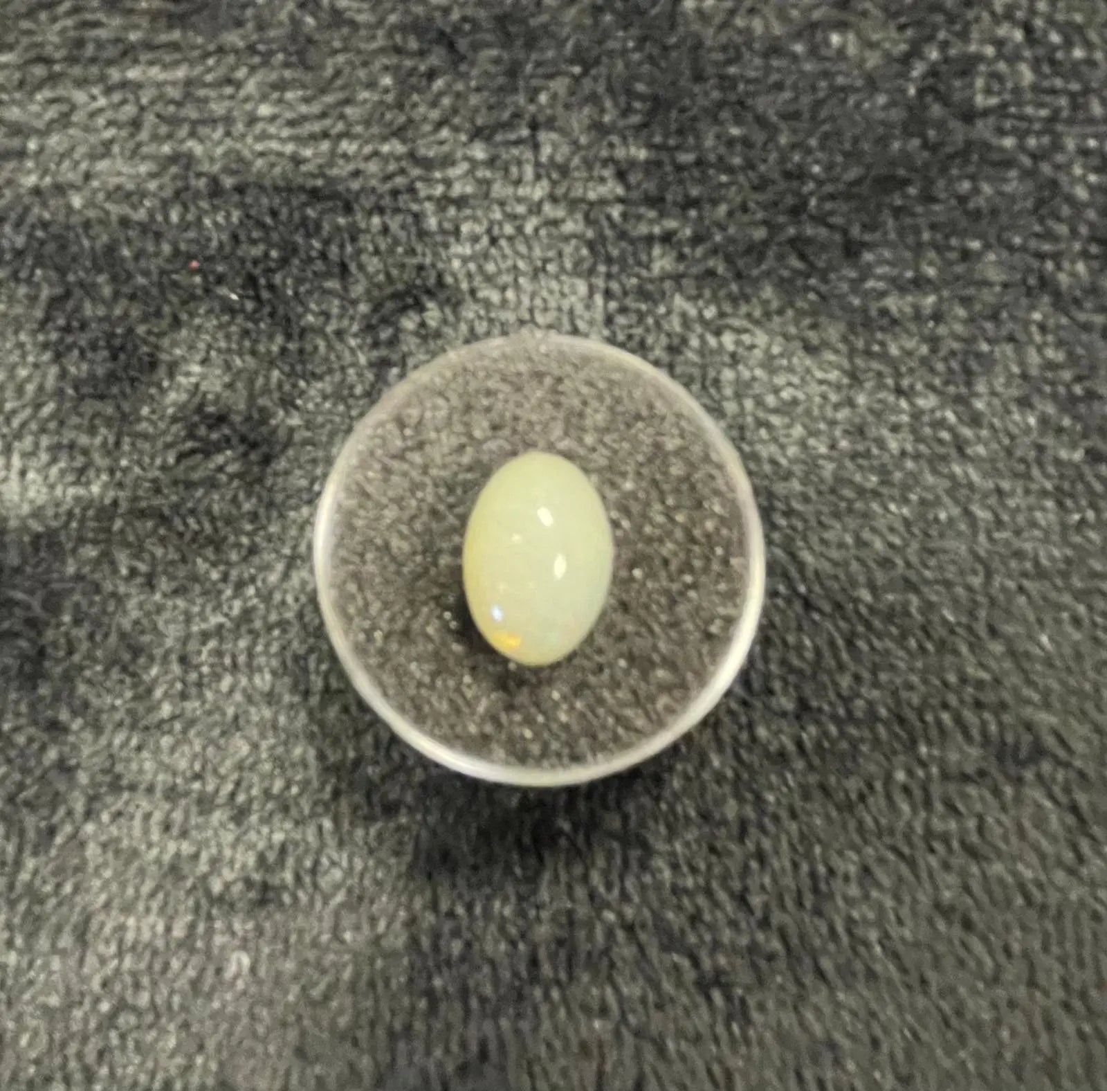 AAA+ Certified Natural Ethiopian 1 Piece Oval Shaped Gray Opal Gemstone, Weight: 3.35, Size: 10x14 ABC Jewelries