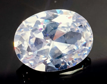 AAA+ Certified Quality 15.35 Ct Natural White Sapphire Oval Cut EGL Certified Loose Gemstone 6AGG ABC Jewelery