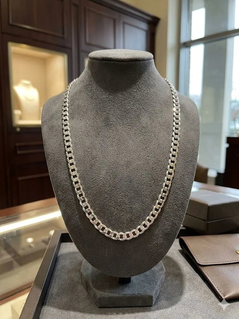 AAA+ Certified Quality Cartier Cut, 25cm Bracelet, 25gm Weight, Quality 925-Silver, CJABC104-S