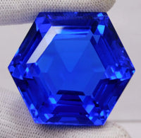 AAA+ Certified Quality Certified WONDERFUL Natural 182.70 Ct Blue Topaz Hexagon Cut Loose Gemstone ABC Jewelery
