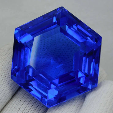 AAA+ Certified Quality Certified WONDERFUL Natural 182.70 Ct Blue Topaz Hexagon Cut Loose Gemstone ABC Jewelery