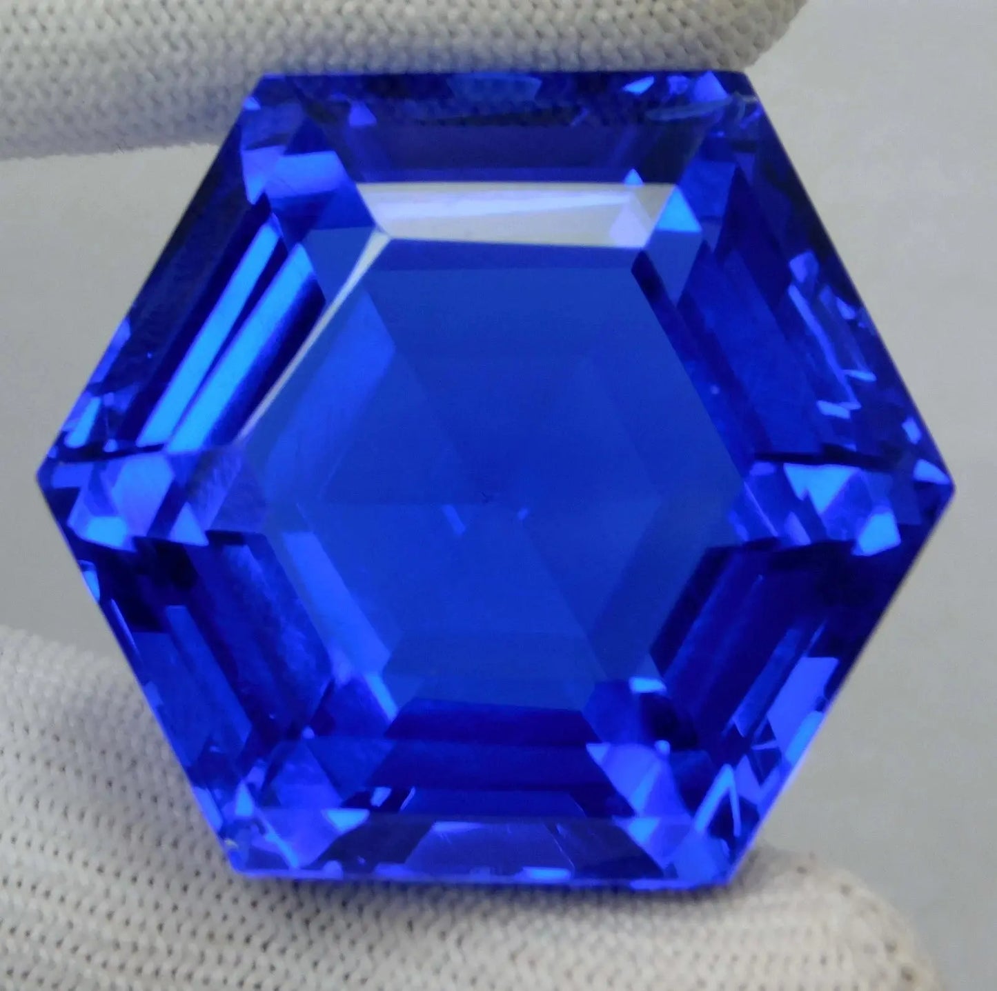 AAA+ Certified Quality Certified WONDERFUL Natural 182.70 Ct Blue Topaz Hexagon Cut Loose Gemstone ABC Jewelery