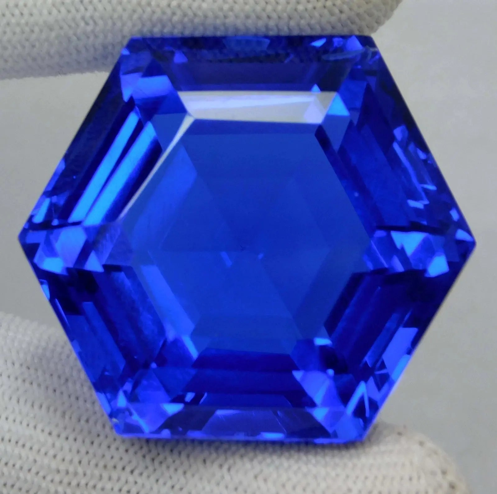 AAA+ Certified Quality Certified WONDERFUL Natural 182.70 Ct Blue Topaz Hexagon Cut Loose Gemstone ABC Jewelery