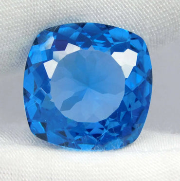 AAA+ Certified Quality Natural 18.90 Ct Flawless Ceylon Blue Spinel Cushion Cut CERTIFIED Gemstone ABC Jewelery