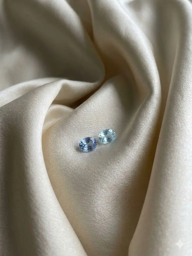 AAA+ Certified Quality Natural Aquamarine, Oval Shaped, lite Blue Colored, Weight 0.29Ct.,Dimensions 5x3mm. Refractive Index, Gem229