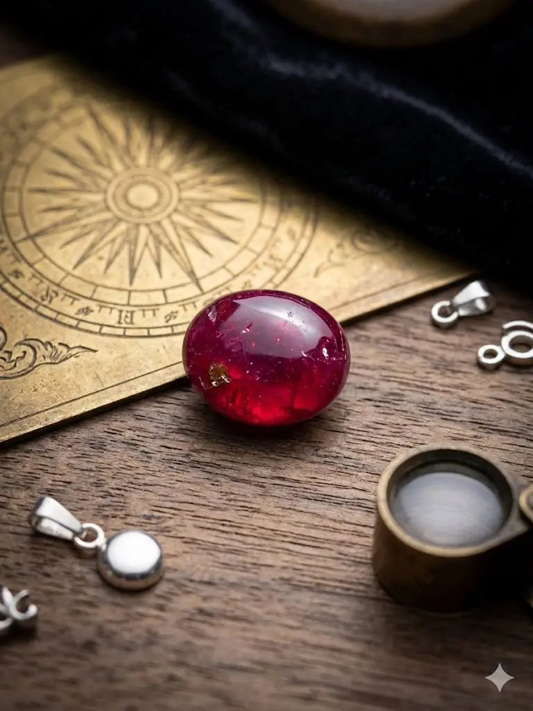 AAA+ Certified Quality Natural Ruby Manik, Oval/Mixed Shaped, Red Colored, 5.Ct. 3.98-4.00x1.762-1.770 Gemstone, GemKKG-12-088980