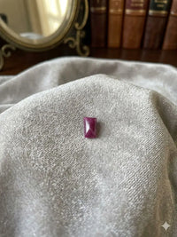 AAA+ Certified Quality Natural Ruby Manik, Squar Shaped, Pink Semi-Transparent Colored, Weight 2.50Ct.,Gravity 3.98-4.00 Refractive Index 1.762-1.770,"GemKKG-12-0889969