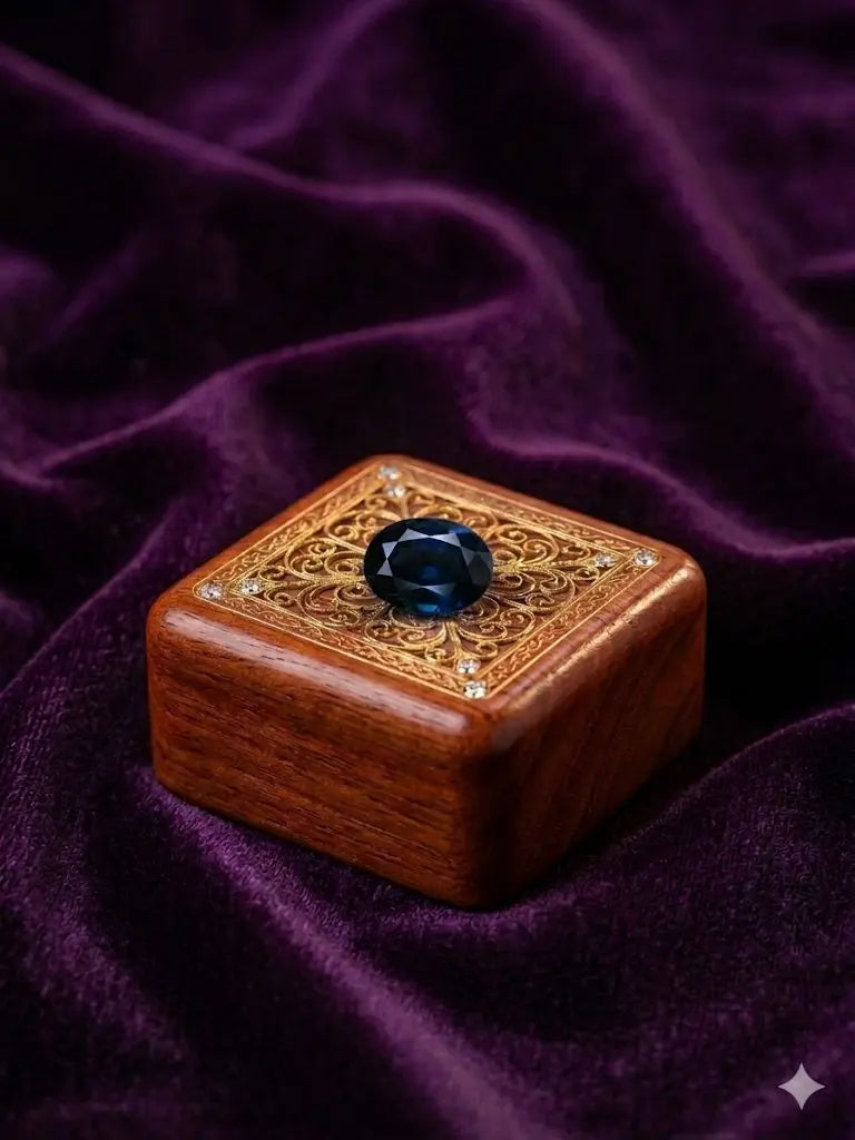 AAA+ Certified Quality Natural Sapphire, Oval/Mixed Shaped, Blue Colored, 9.40Ct. 3.98-4.00x1.762-1.770 Gemstone, GemKKG-12-0888944