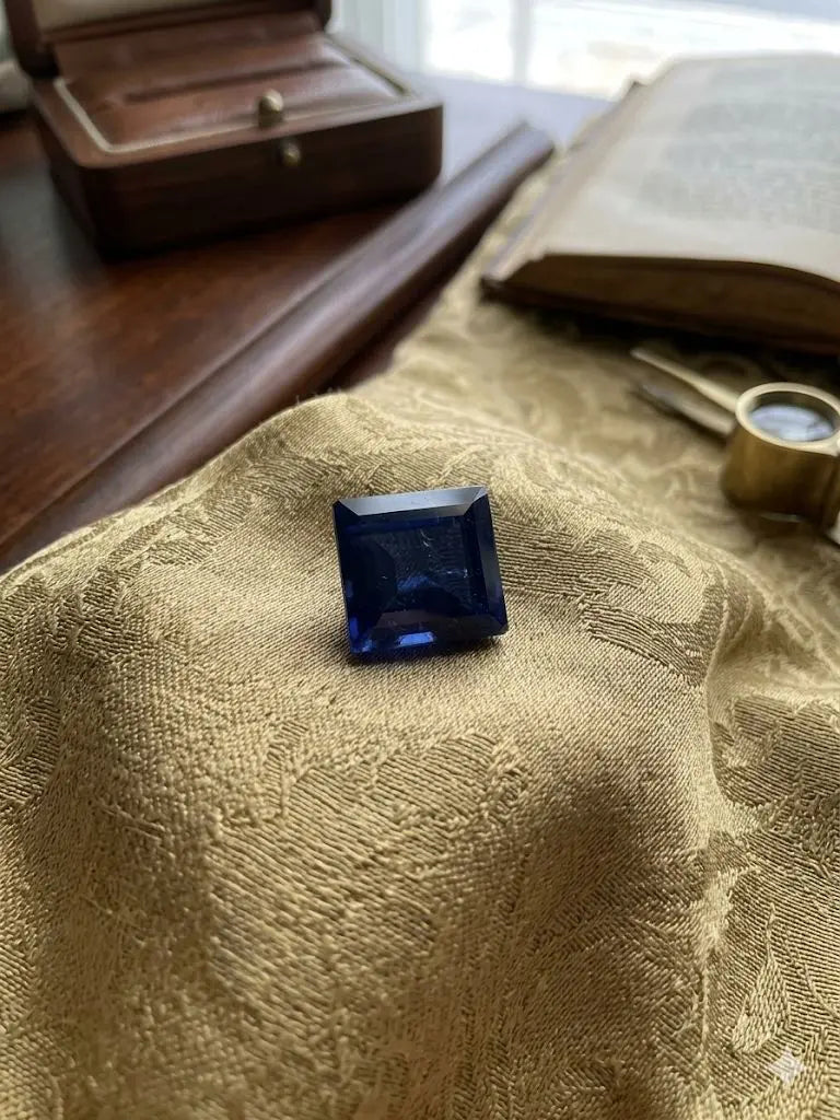 AAA+ Certified Quality Natural Sapphire, Oval /Mixed Shaped, Grayish Blue Semi-Transparent Colored, Weight 2.0Ct.,Gravity 3.98-4.00 Refractive Index 1.762-1.770 GemKKG-12-0889955