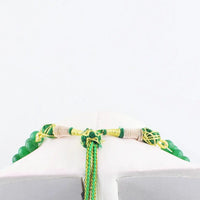 AAA+ Certified Quality Round Shape 450 Cts Earth Mined 3 Line Enhanced Emerald Beads Necklace JK25E424 ABC Jewelery