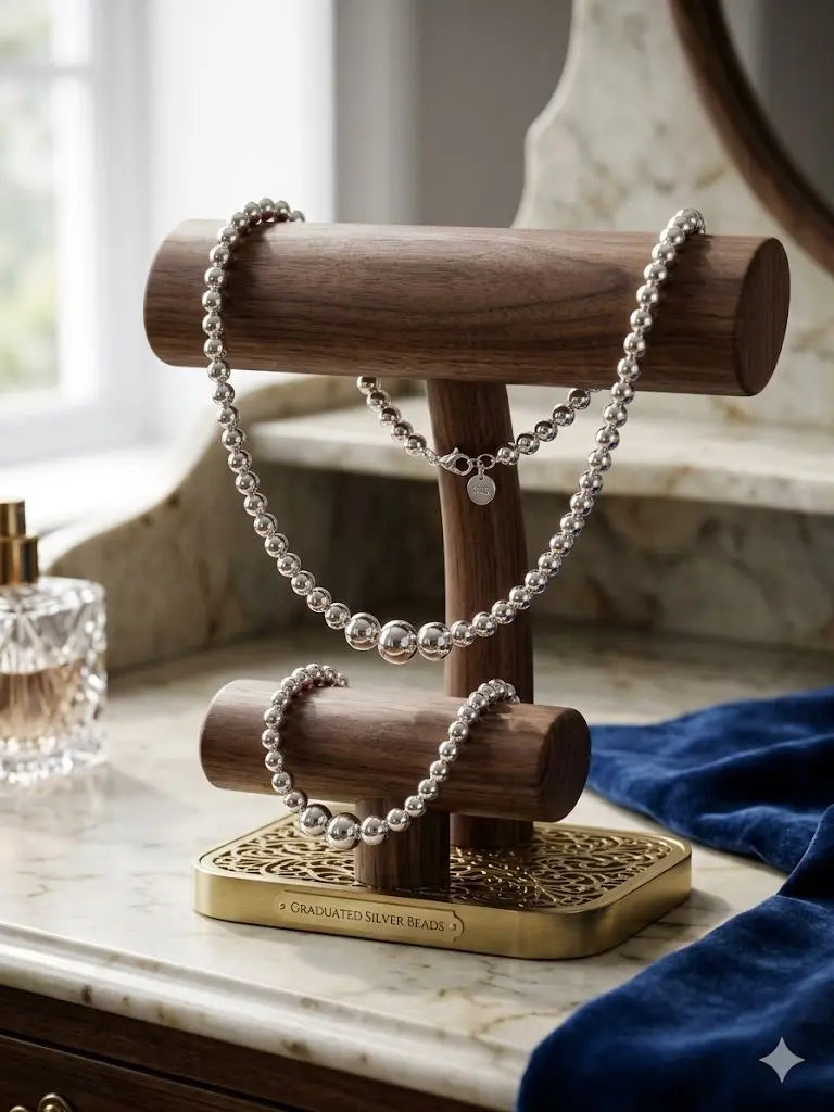 AAA+ Certified Quality, Bracelet 20cm., Necklace 45cm., Weight 30gm., Quality 925-Silver, CJABCmn310