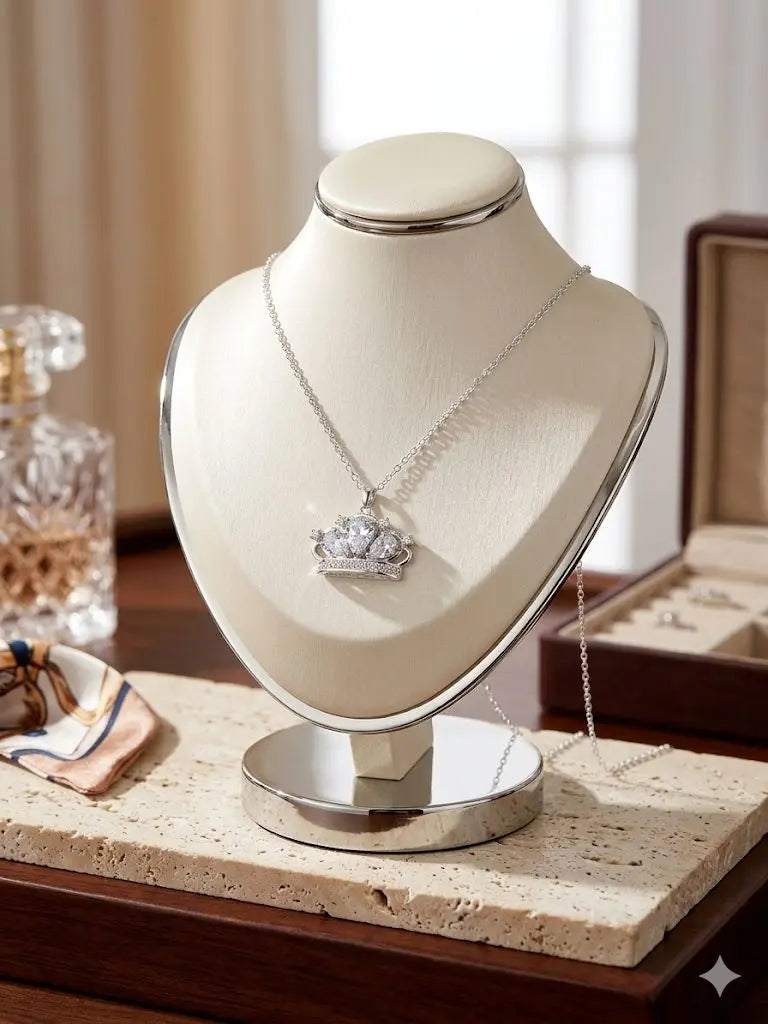 AAA+ Certified Quality, Pear Zircon Gemstone, Silver-925 Chain Length 50cm, Weight 6.1gm. CJABC-mn118