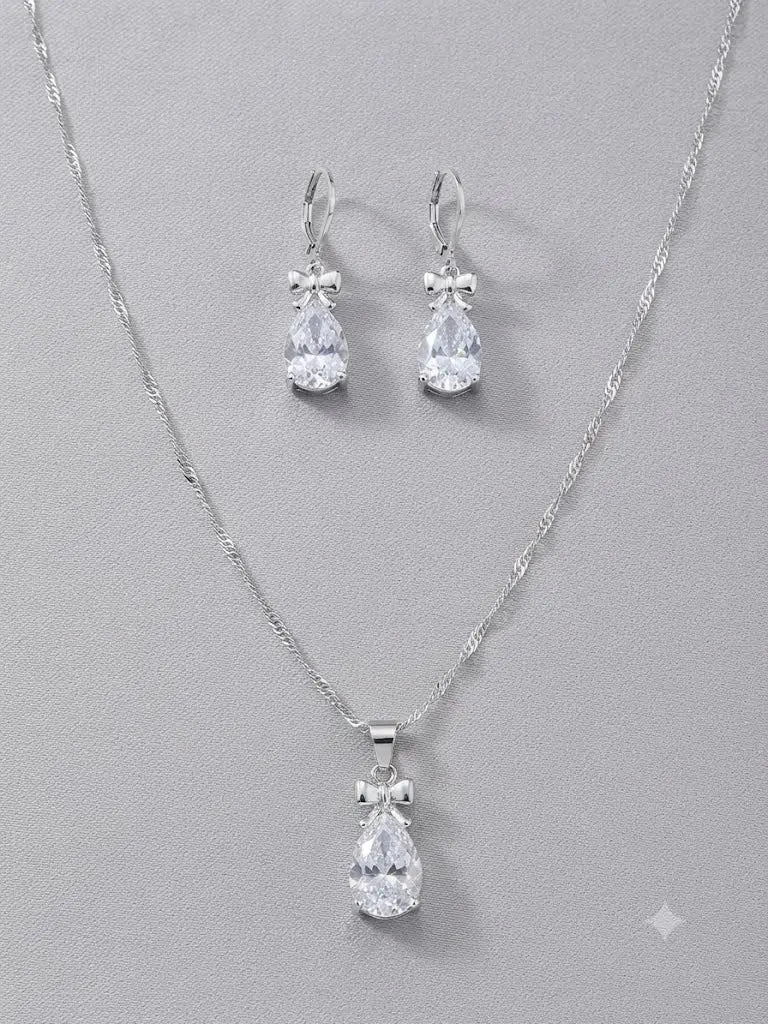 AAA+ Certified, Quality S. Silver-925, Gem Fasion CZ, Chain 50cm, Weight 7.5gm, ABC-S4103