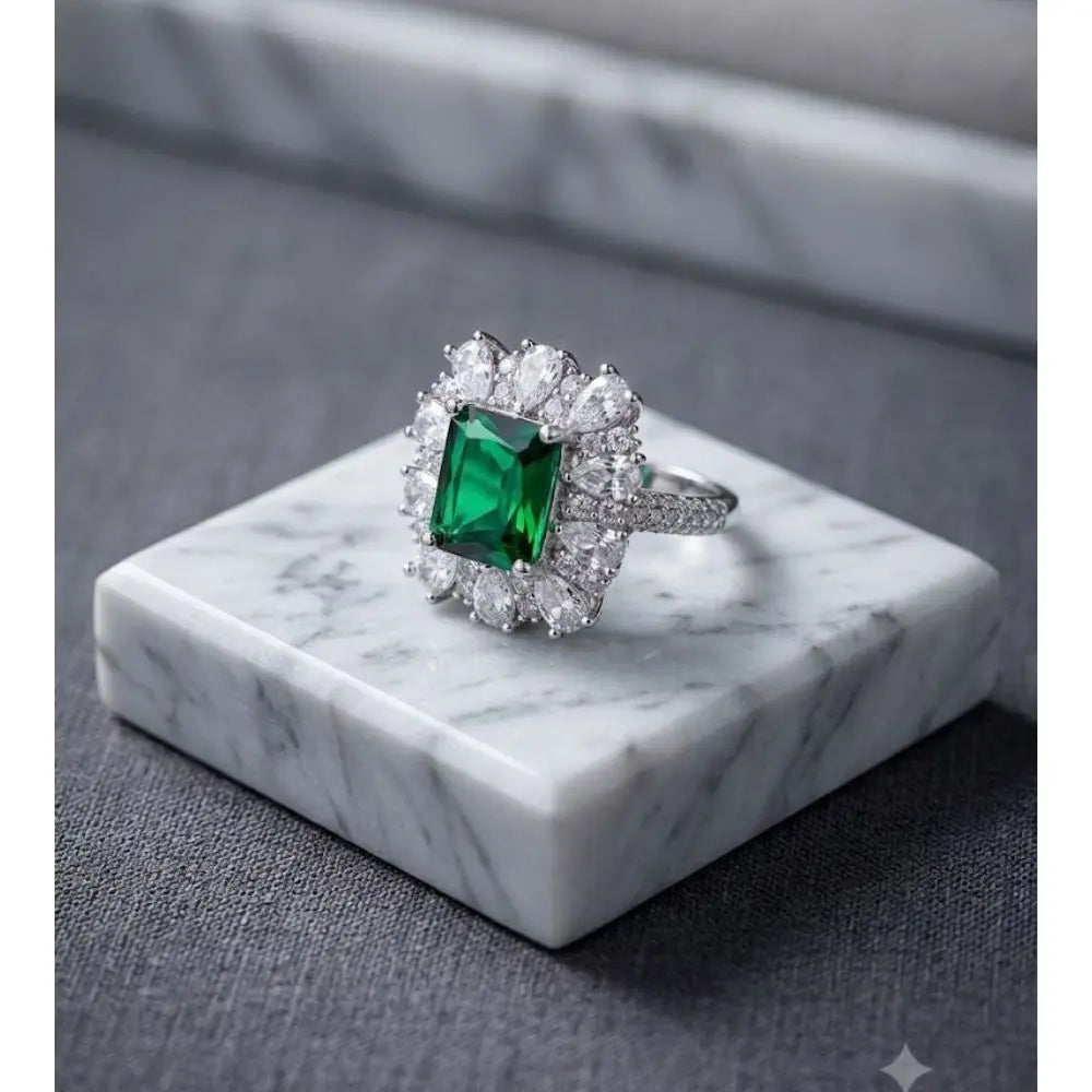 AAA+ Certified, Quality S.S, Size7, Gem CZ Fashion, Weight 5.7 Grams ., ABC-SRG.16