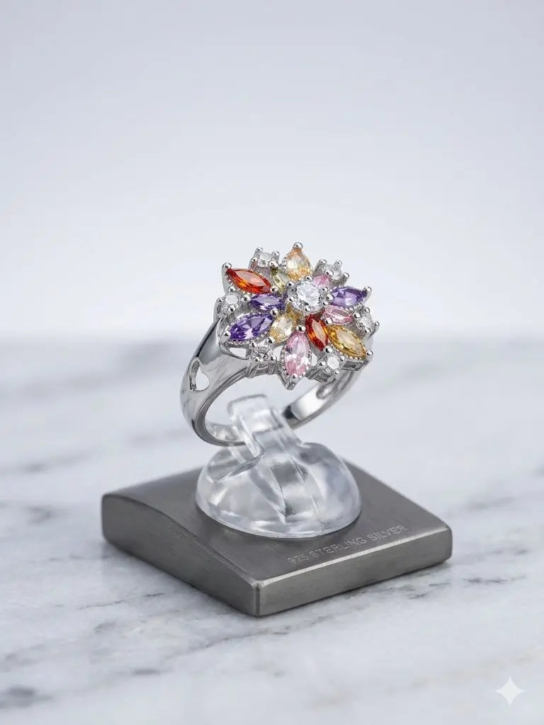 AAA+ Certified, Quality Silver - 925, Gem Fashion, Size 7, Weight 4.1, ABC-S5100