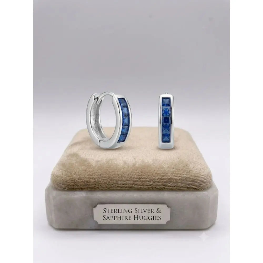 AAA+ Certified, Quality Silver - 925, Weight 1.9 grams., GemSapphire, ABC-186-23
