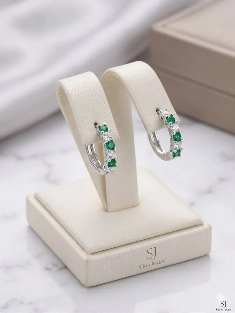 AAA+ Certified, Quality Silver - 925, Weight 3.7gm., Gem CZ, ABC-8201-2