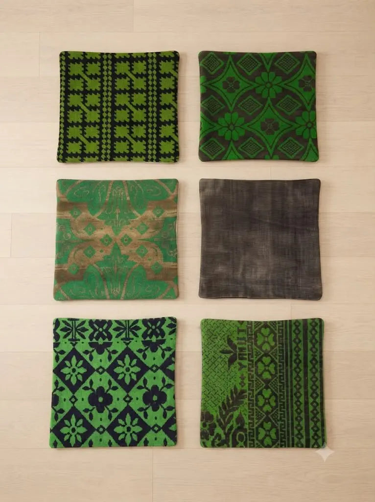 AAA+ Certified, Quantity 6 Empty Cushion Covers, Origen Turkey, Size 19” inches x 19” inches, Material Wool (Hand maid kilims ) backing cloth with zipper, ABC_PLW_10