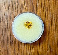 AAA+ Natural Gemstones (1.18 Carats), Amber Color with Brazilian Citrine ABC Jewelries