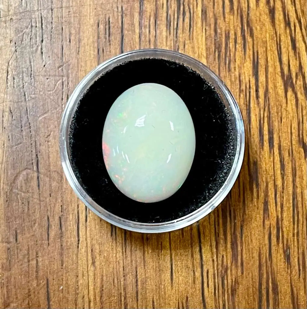 AAA+ Natural Gemstones (11 Carats), Milky White Color Ethiopia Opal ABC Jewelries