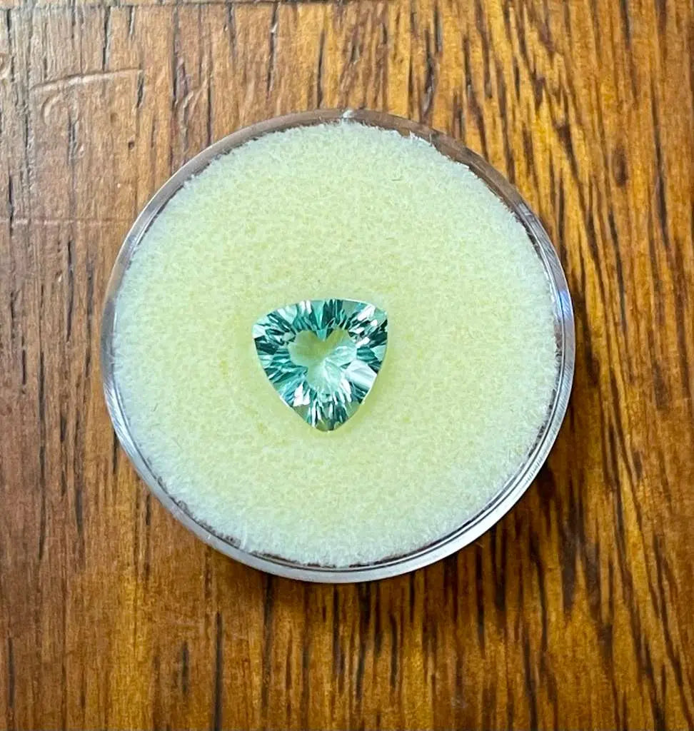 AAA+ Natural Gemstones (2.41 Carats), High Clarity Velvet Blue Color with Indian Fluorite ABC Jewelries