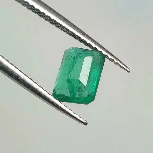 AAA+ Quality 1.10 CT - Natural Zambian Emerald Fine Luster Gem Octagon Shape - 10142 ABC Jewelery