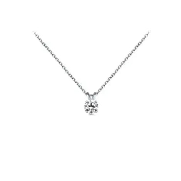 AAA+ Quality 2.08 Ct Vvs,+Near White Round Moissanite Diamond Solitaire Silver Pendant ABC Jewelery