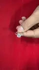 AAA+ Quality 3.02 Ct Vvs1:- Near White Round Moissanite Diamond Engagement Ring 925 Silver ABC Jewelery