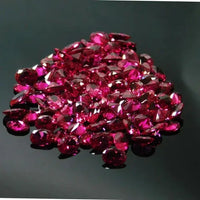 AAA+ Quality 50 pcs Natural Red Ruby Gemstone Certified Mogok Oval Shape 7 x 5 MM Lot ABC Jewelery
