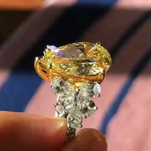 AAA+ Quality 925 Silver Plated Ring Women Fashion Cubic Zircon Engagement Jewelry Size 7 ABC Jewelery