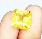 AAA+ Quality CERTIFIED Natural Yellow Sapphire Loose Gemstone 10 Ct Square Cut Sapphire R104 ABC Jewelery
