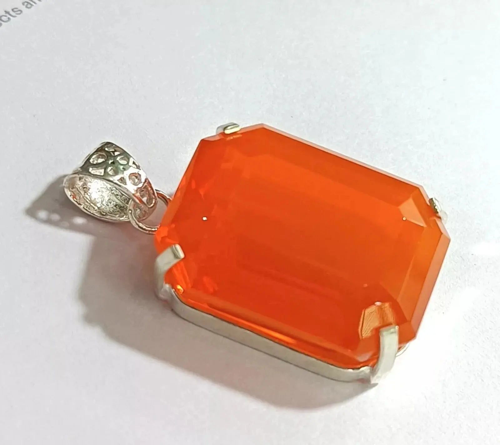 AAA+ Quality Certified 124.92 Ct Natural Opal Emerald 925 Solid Silver Pendant Loose Gemstone ABC Jewelery