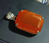 AAA+ Quality Certified 124.92 Ct Natural Opal Emerald 925 Solid Silver Pendant Loose Gemstone ABC Jewelery