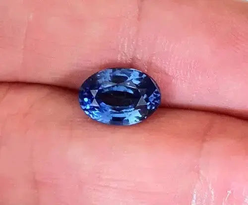 AAA+ Quality GIE Certified 2 Ct Natural Flawless Blue Sapphire Oval Cut Best Loose Gemstone ABC Jewelery