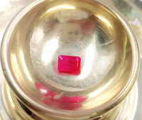 AAA+ Quality Natural Certified 5.35 Ct Burma Red Ruby Emerald Cut /10 mm Loose Gemstone AKK ABC Jewelery
