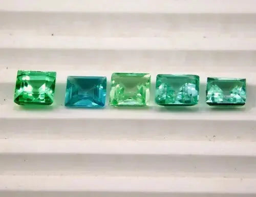 AAA+ Quality Natural Montana Green Sapphire 10 Cts Stunning Princess Cut Certified Gemstone ABC Jewelery