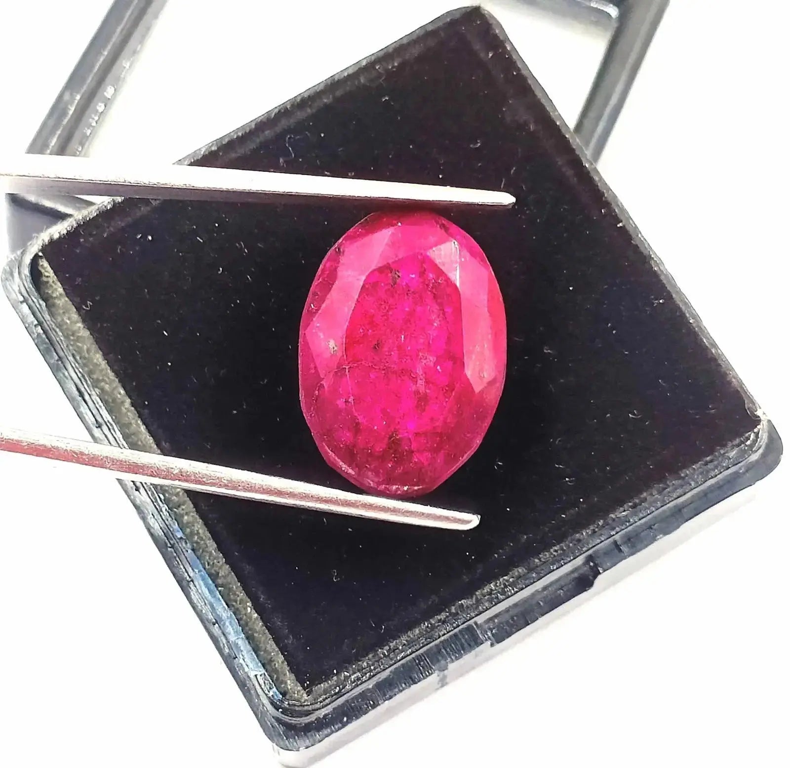 AAA+ Quality Red Ruby 19.10 Ct Natural Certified Oval Cut Loose Gemstone 5DOB ABC Jewelery