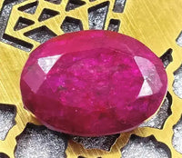 AAA+ Quality Red Ruby 19.10 Ct Natural Certified Oval Cut Loose Gemstone 5DOB ABC Jewelery