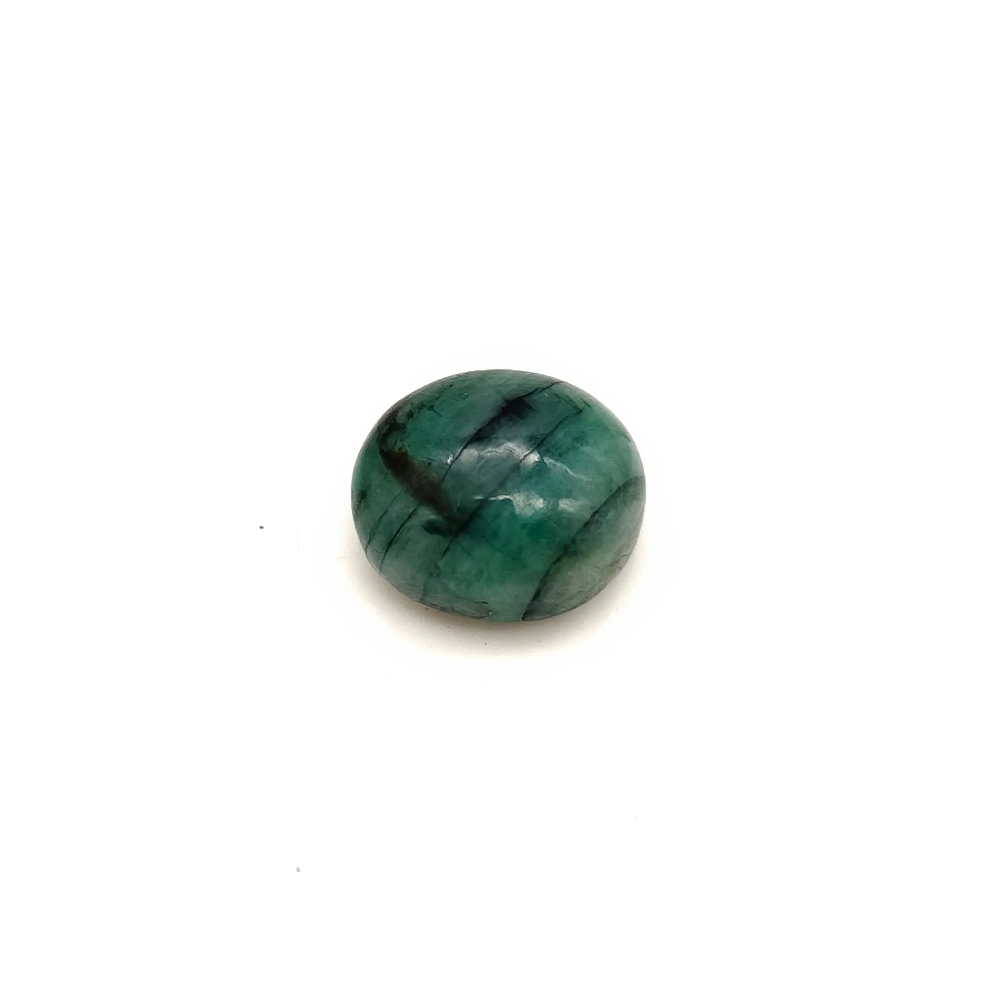 AA+ Quality OVAL CABOCHON NATURAL EMERALD, GREEN COLORED, INDIAN GEMSTONE, WEIGHT 11.85 CTS