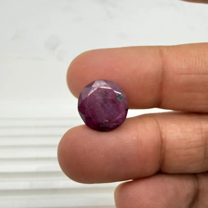 AA+ Quality ROUND MIXED NATURAL RUBY, RED COLORED, INDIAN GEMSTONE, WEIGHT 9.1 CTS