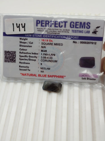 AA+ QUALITY SQUARE MIXED NATURAL BLUE SAPPHIRE, BLUE COLORED, INDIAN GEMSTONE, WEIGHT 10.15 CTS ABC Jewelries