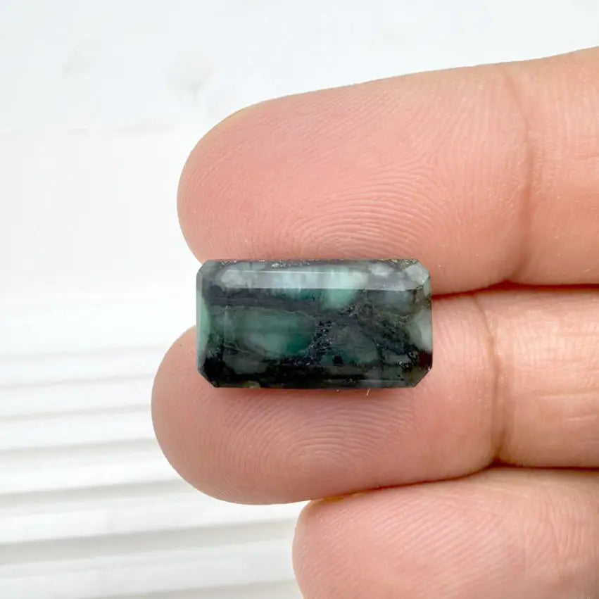 AA+ Quality SQUARE MIXED NATURAL EMERALD, GREEN COLORED, INDIAN GEMSTONE, WEIGHT 8.65 CTS
