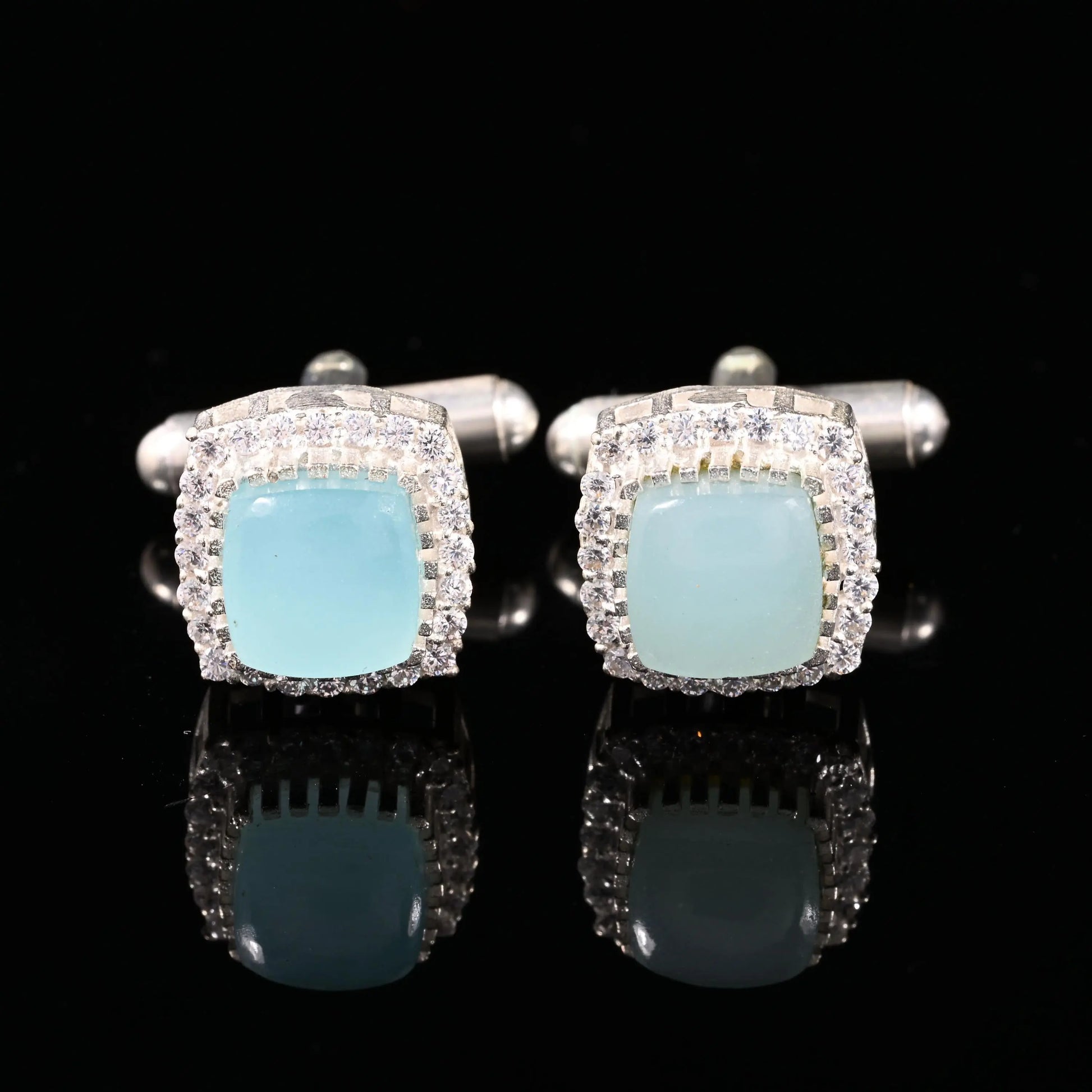ABC Classic Men's Cufflinks – Elegant Shirt Accessories for Formal Wear, CL01 ABC Rugs Kilims