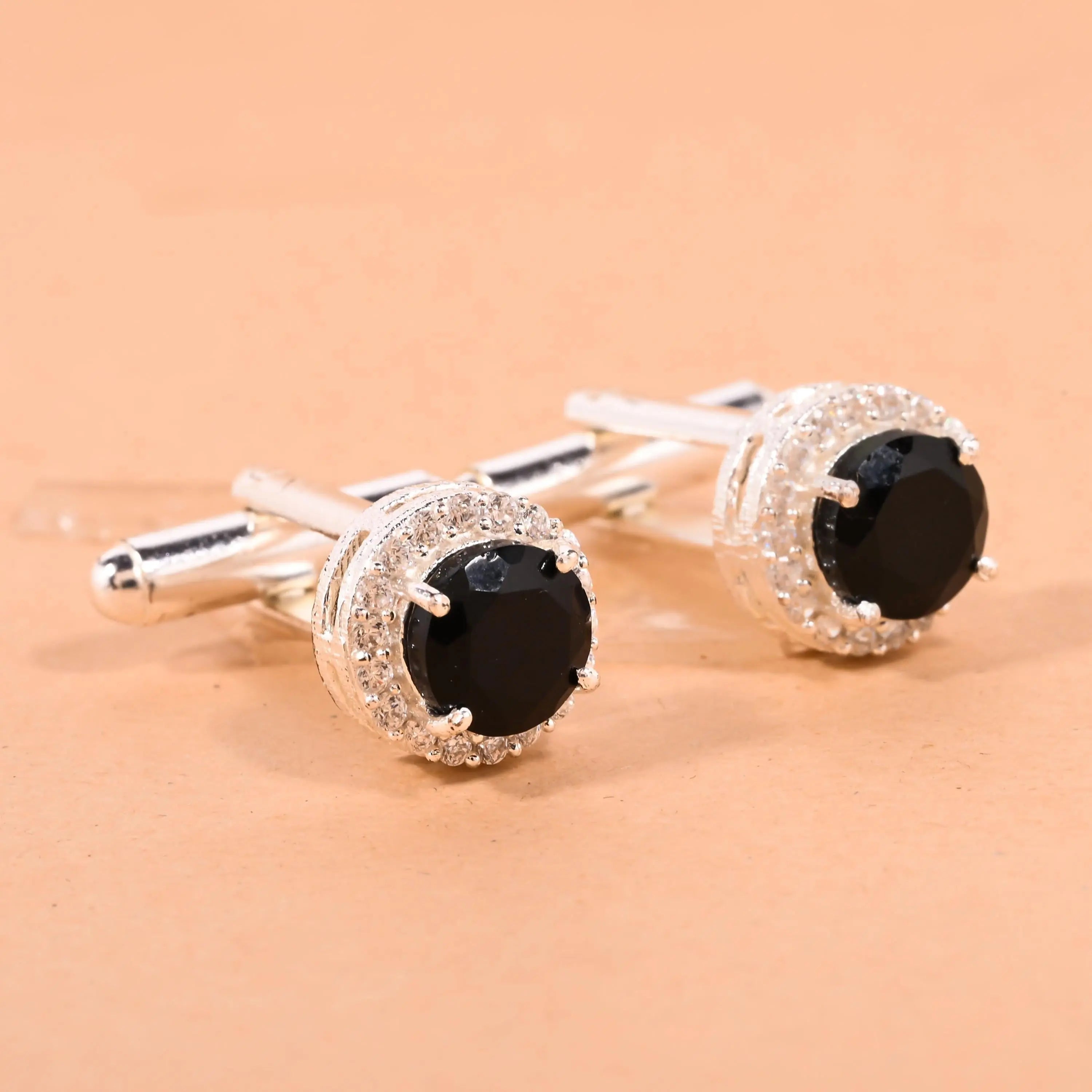 ABC Classic Men's Cufflinks – Elegant Shirt Accessories for Formal Wear, CL02