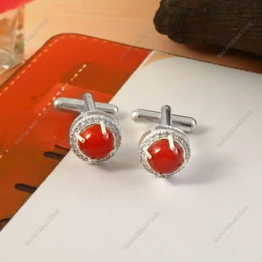 ABC Classic Men's Cufflinks – Elegant Shirt Accessories for Formal Wear, CL14 ABC Rugs Kilims