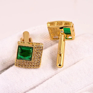 ABC Classic Men's Cufflinks – Elegant Shirt Accessories for Formal Wear, CL17 ABC Rugs Kilims