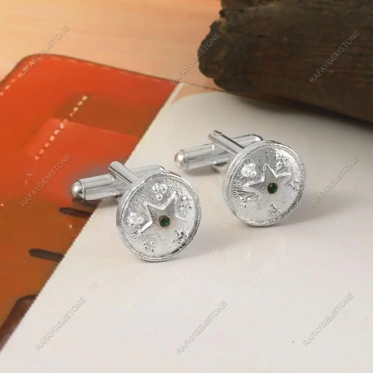 ABC Classic Men's Cufflinks – Elegant Shirt Accessories for Formal Wear, CL23