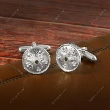 ABC Classic Men's Cufflinks – Elegant Shirt Accessories for Formal Wear, CL23 ABC Rugs Kilims