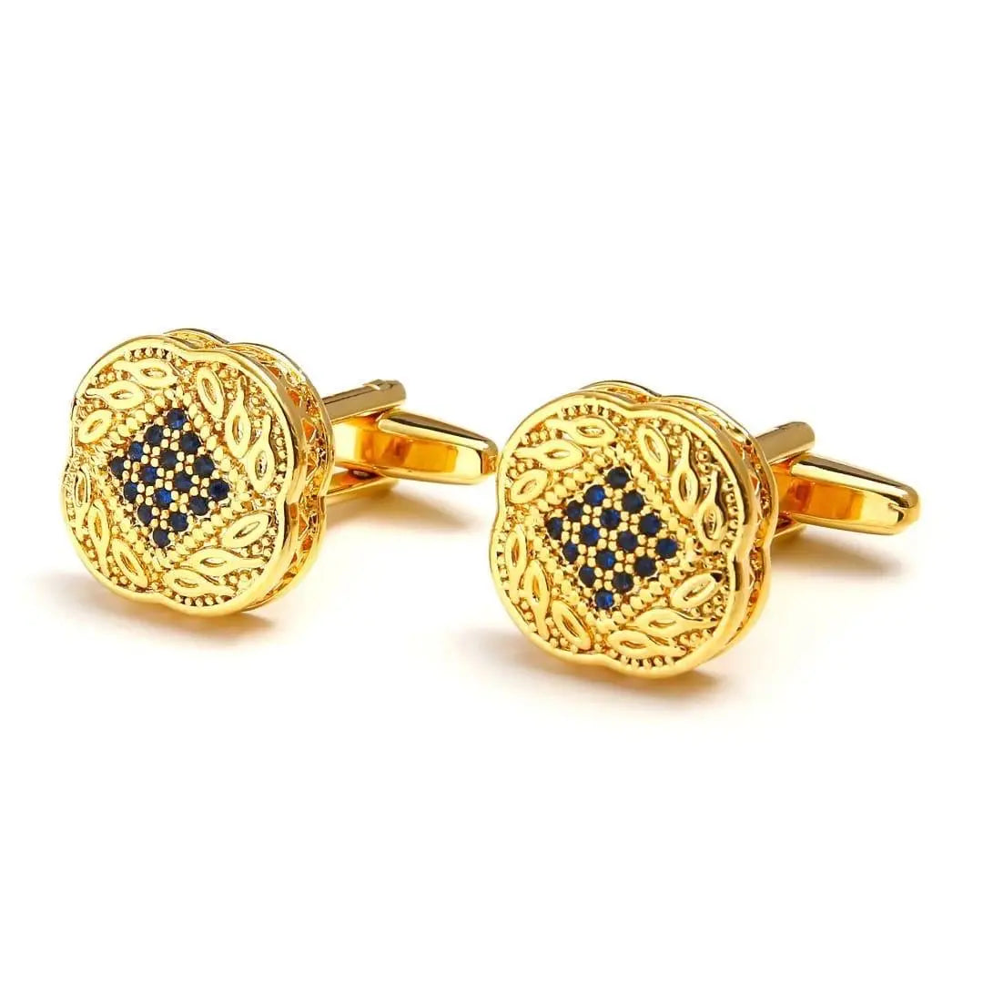 ABC Classic Men's Cufflinks – Elegant Shirt Accessories for Formal Wear, CL25