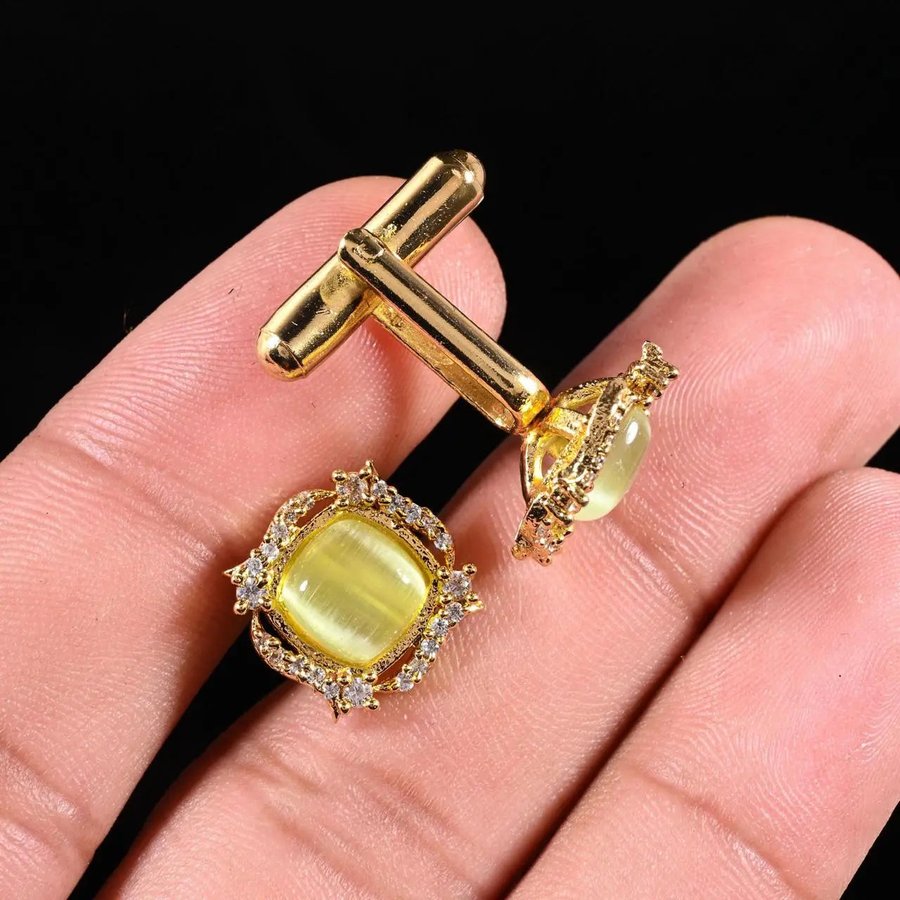 ABC Classic Men's Cufflinks – Elegant Shirt Accessories for Formal Wear, CL26